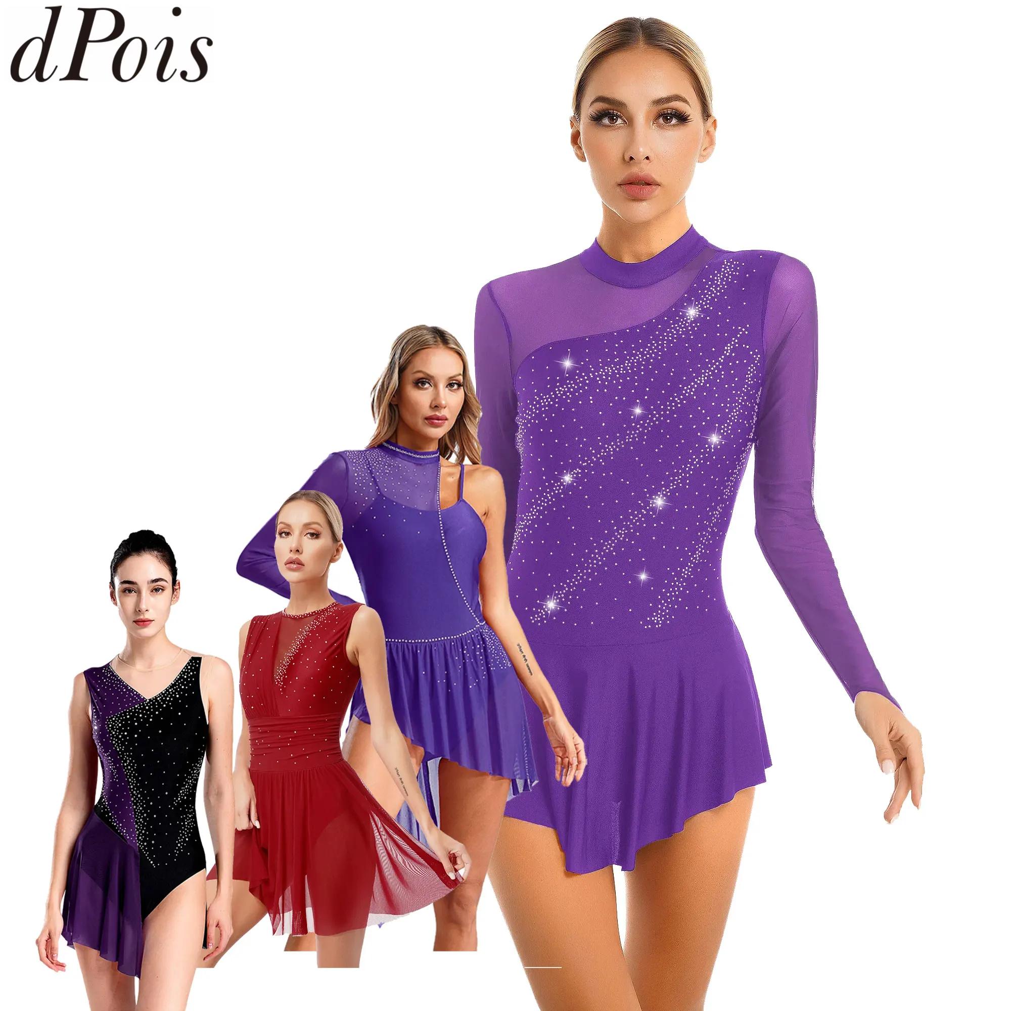 Rhinestone Banding Trim - Robe de patinage artistique en strass