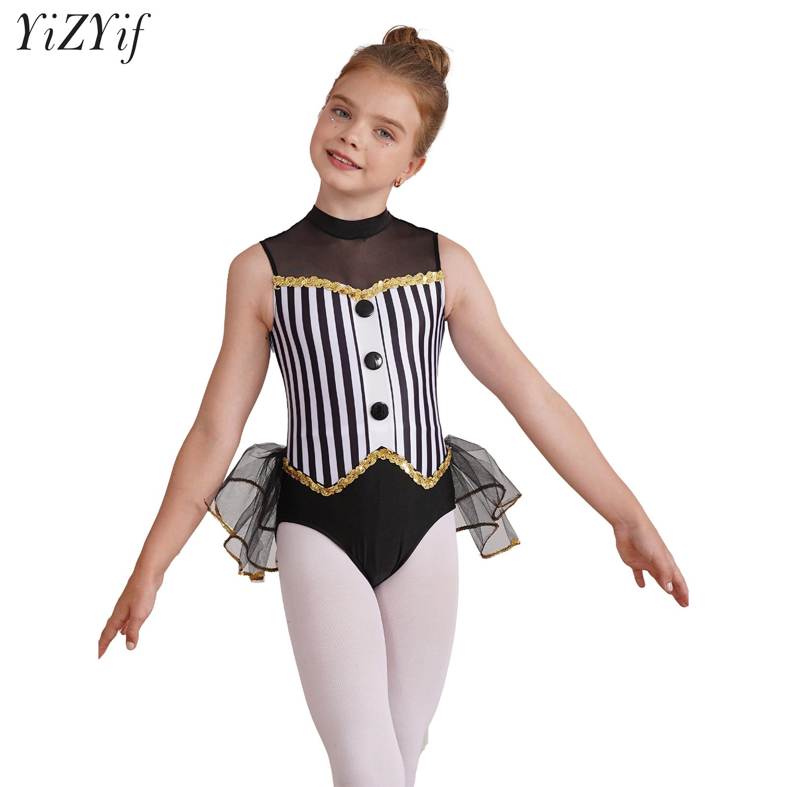 Rhinestone Banding Trim - Justaucorps de gymnastique pour filles, Costume