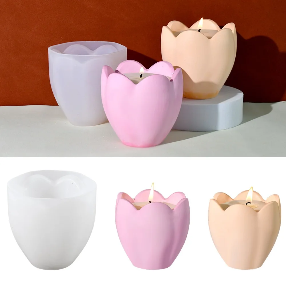Bougeoir tulipe avec moules en - Craft Embellishment Storage avis et prix