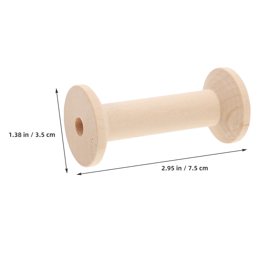 Lot de 4 bobines en bois pour  - Embroidery Craft avis et prix