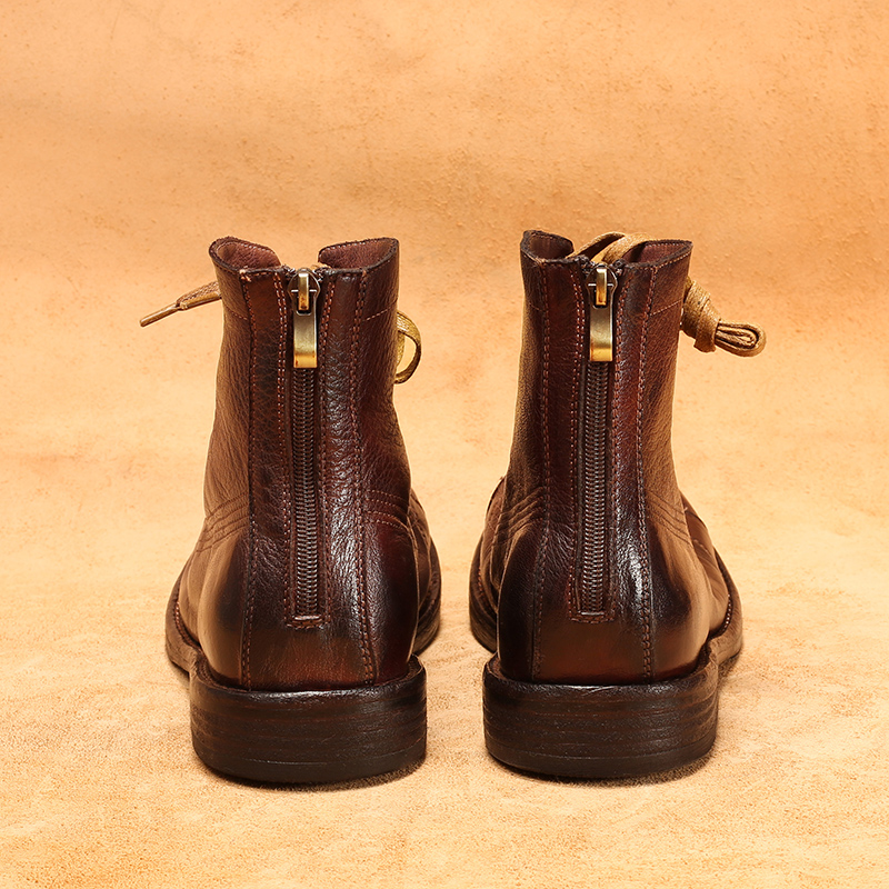 Bottes montantes en cuir de ch - Guipure Lace Panel avis et prix