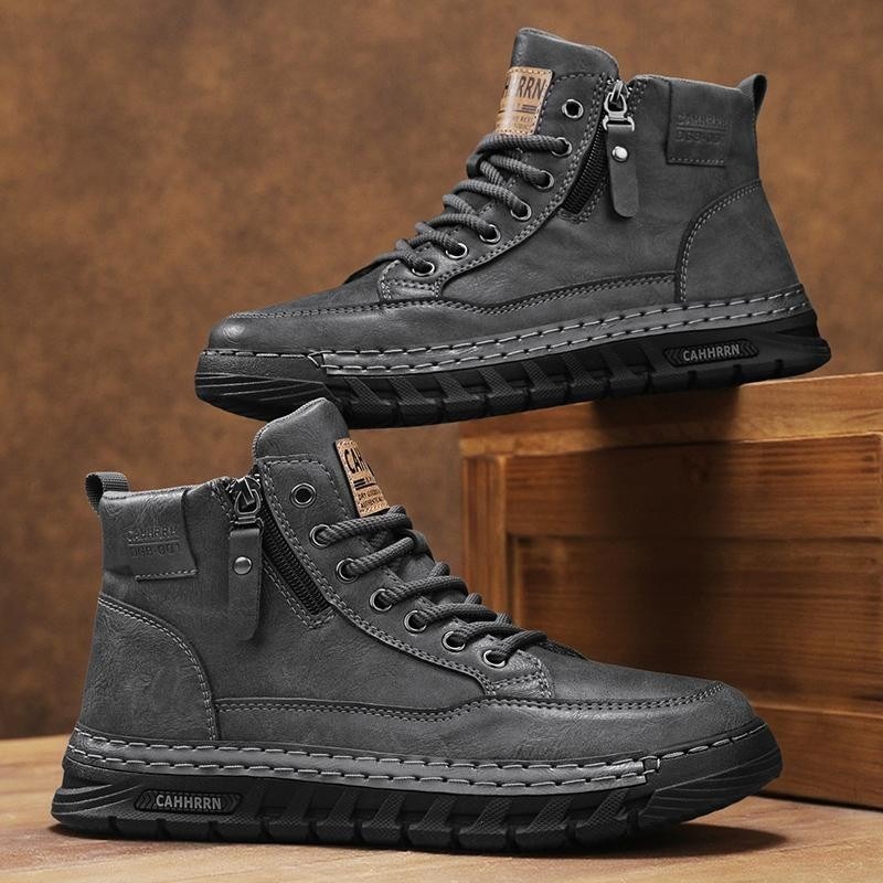 Bottes hautes en cuir pour hom - Guipure Lace Panel avis et prix