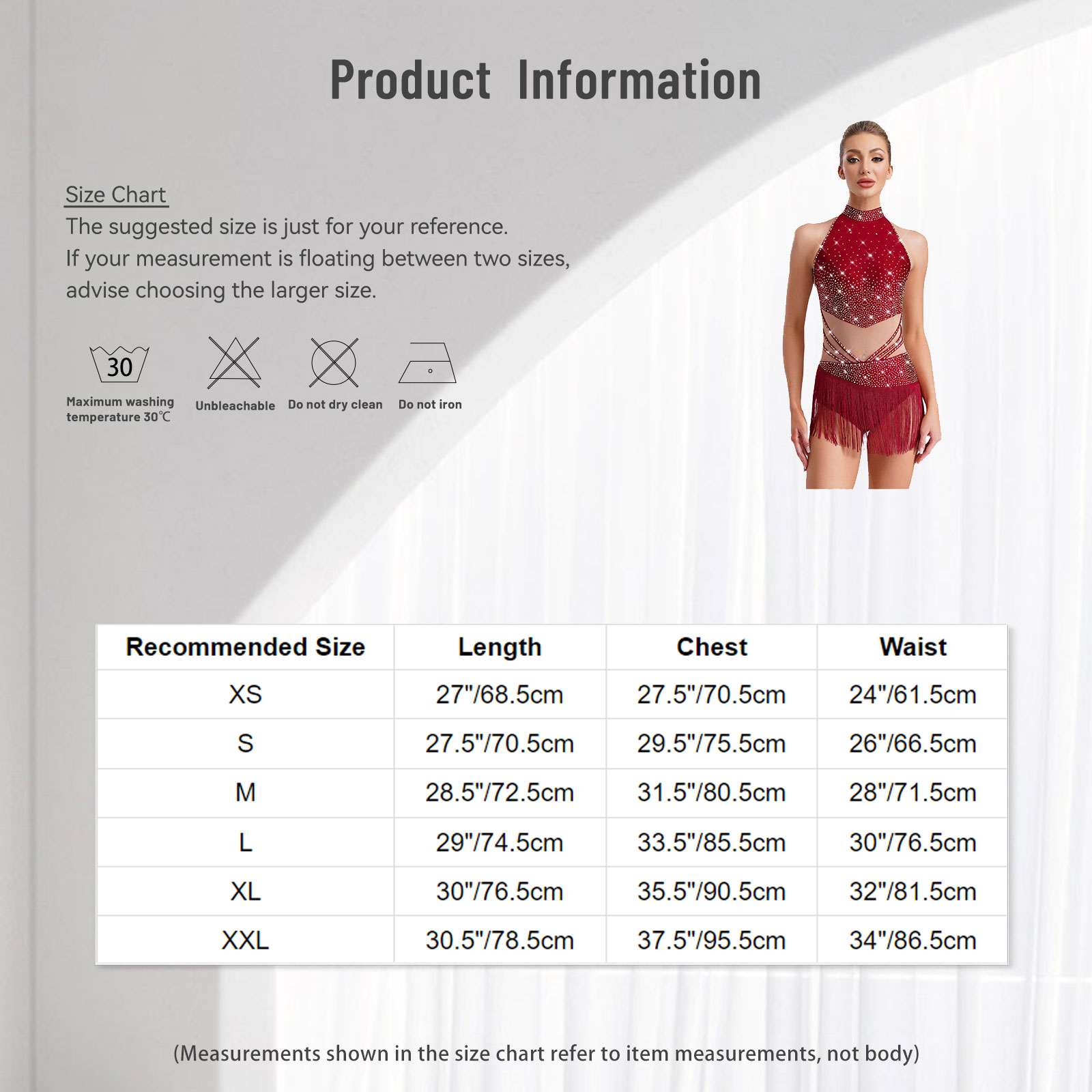 Robes rythmiques de danse pour - Rhinestone Banding Trim avis et prix