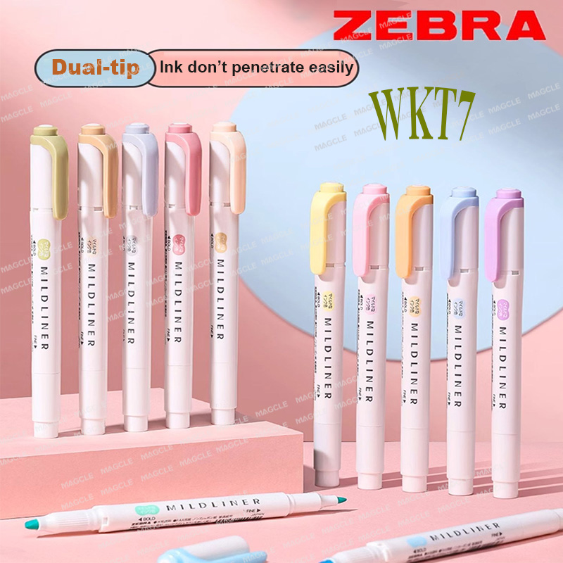 Stylo surligneur zèbre WKT7 MI - Zebra Pen Mildliner avis et prix