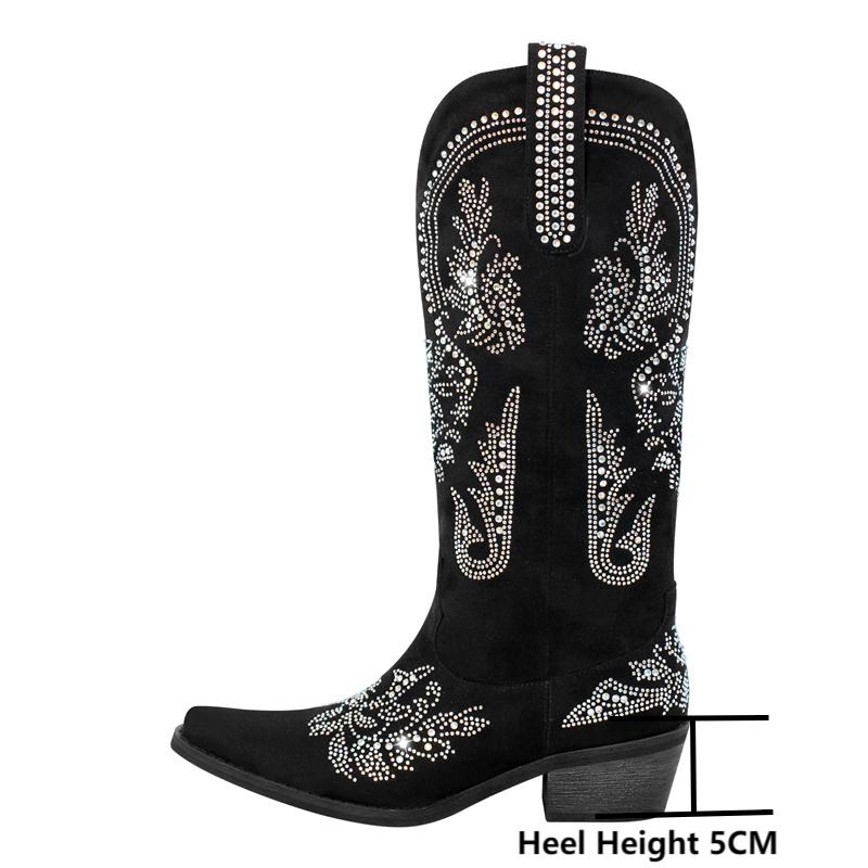 DALTolMaker-Bottes de cowboy o - Sew On Rhinestone avis et prix