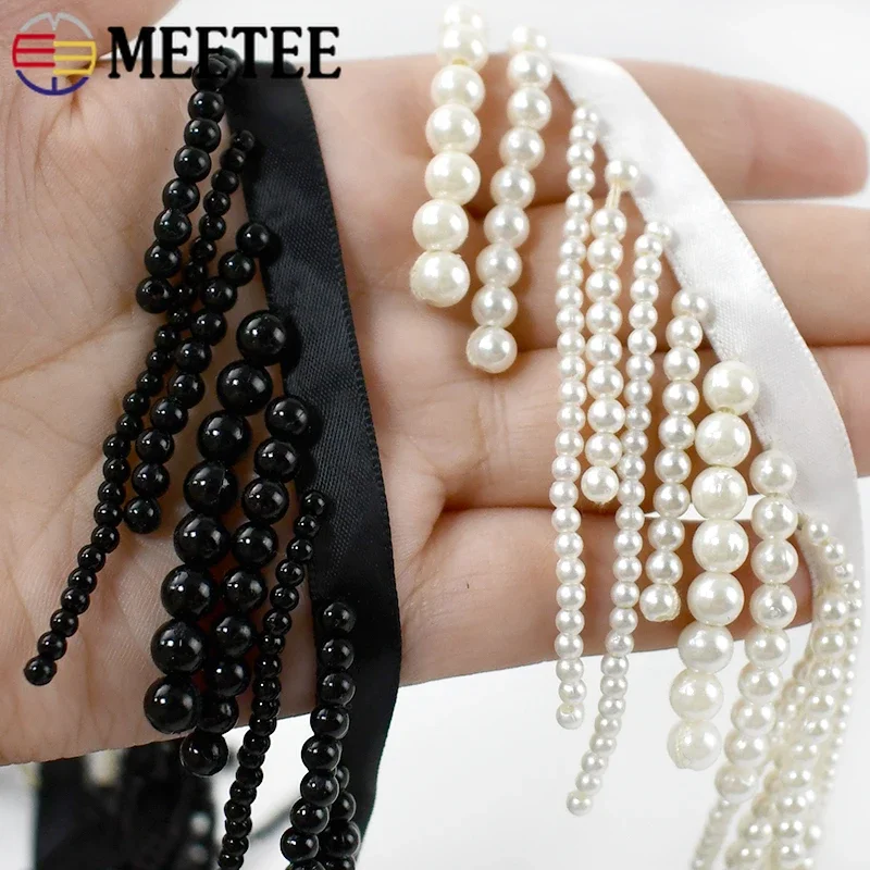 1/2Yards perle perlée gland fr - Beaded Trim Fringe avis et prix