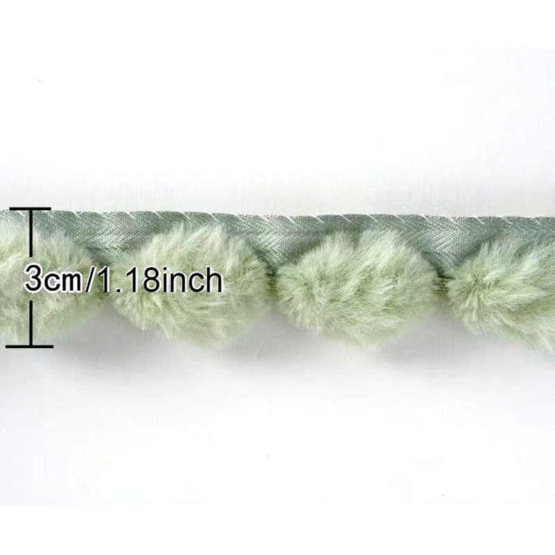 Ruban de 3 cm en fausse fourru - Fringe Ribbon Sewing avis et prix