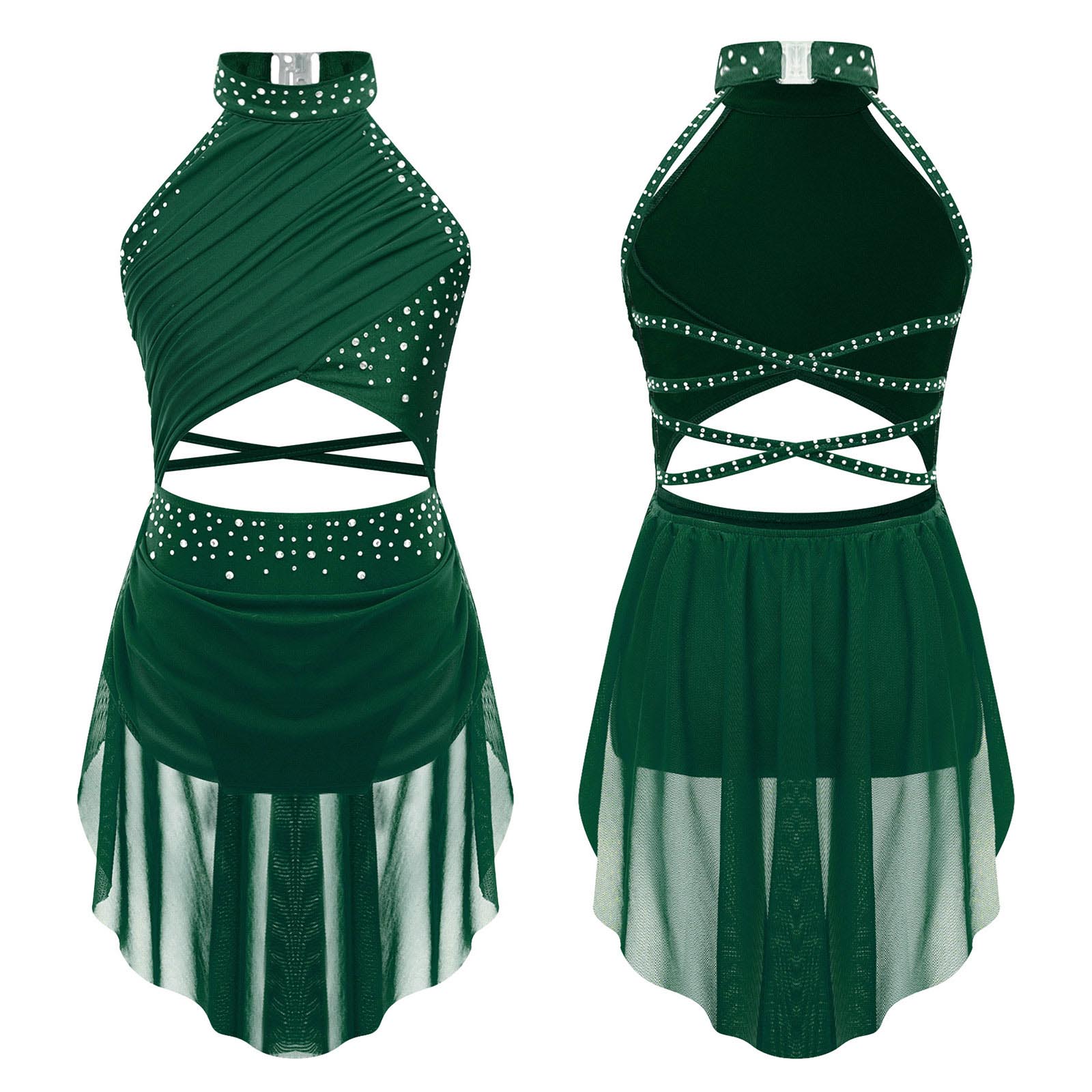 Robe de danse lyrique pour fil - Rhinestone Banding Trim avis et prix