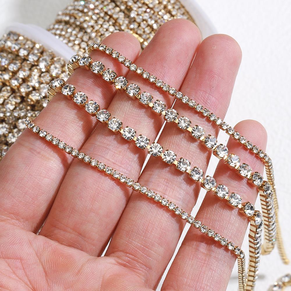 Chaîne en strass cristal en ac - Sew On Rhinestone avis et prix