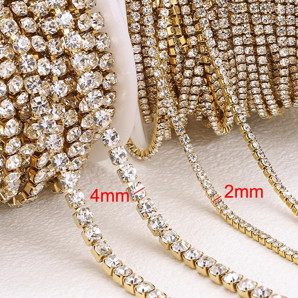 Chaîne en strass cristal en ac - Sew On Rhinestone avis et prix