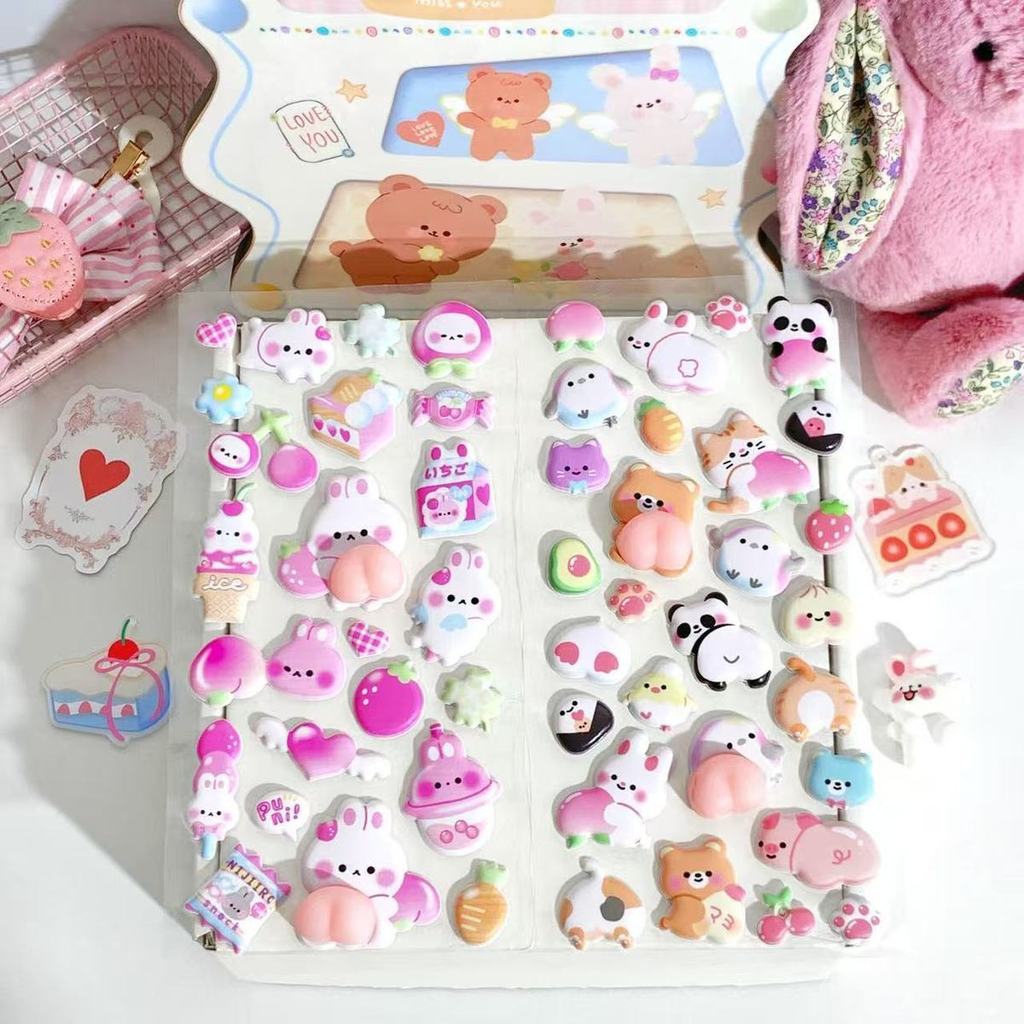 Autocollants à bulles 3D lapin - Craft Embellishment World avis et prix