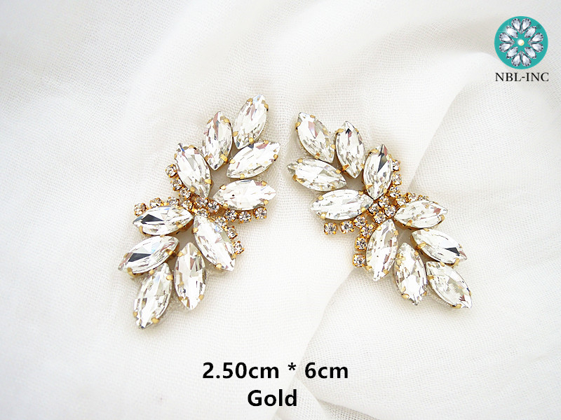 (1 PC) argent or strass ceintu - Sew On Rhinestone avis et prix