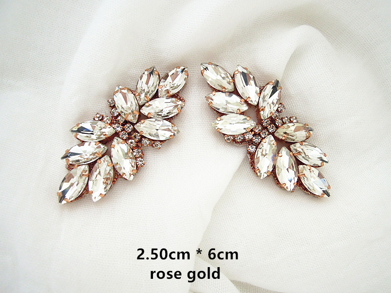 (1 PC) argent or strass ceintu - Sew On Rhinestone avis et prix
